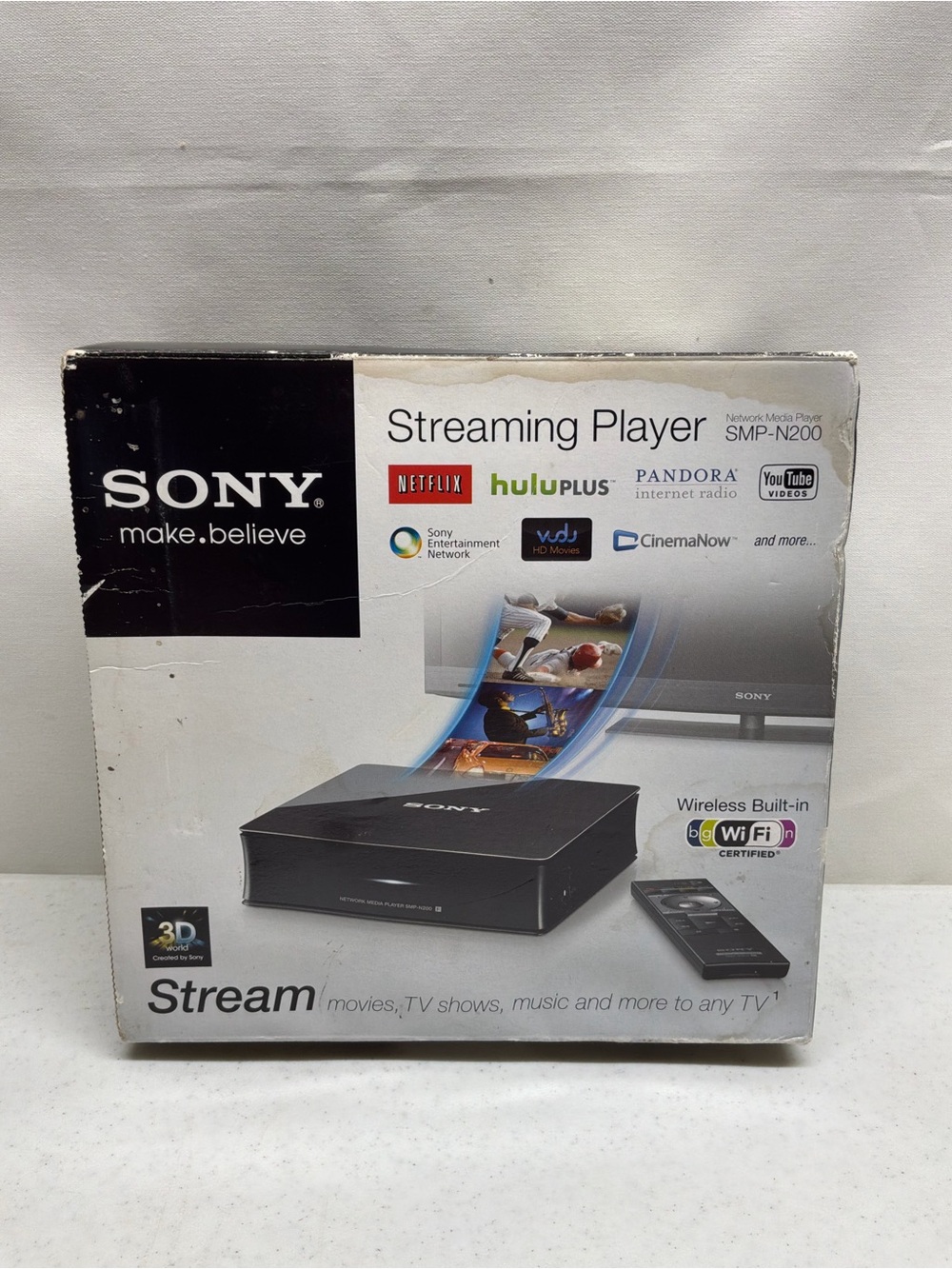 Sony Black Streaming Media Player (SMP-N200)